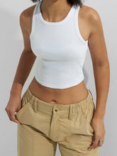 Top corto básico de punto